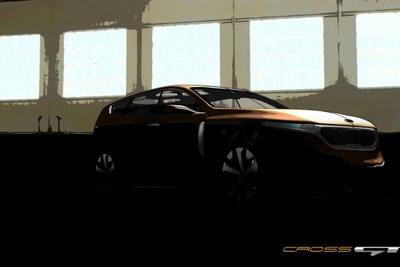 【シカゴモーターショー13】韓国キア、クロスGTを予告…高級クロスオーバー車の提案 画像
