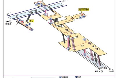 京王電鉄・下北沢駅に北口を開設、井の頭線と小田急線の乗り換え経路も変更 画像