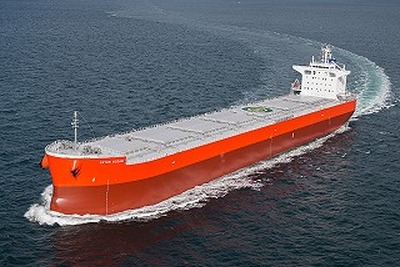 サノヤス造船、8万3000トンパナマックス型撒積貨物船を引き渡し 画像