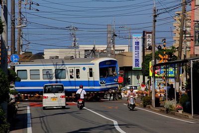 伊豆箱根鉄道、大雄山線の車内に地元小学生の書道作品を展示 画像