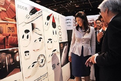 ＪＲ九州、新幹線売り込みでバンコクで展示会　タイ首相が視察 画像