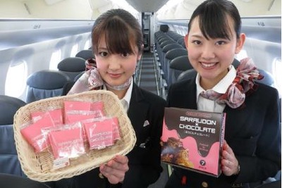 ジェイ・エア、伊丹空港発長崎空港行の全便で「皿うどんチョコ」を提供 画像