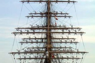 練習帆船「海王丸」ホノルルへ　航海訓練所 画像