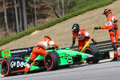 【INDYCAR】リタイアのヒンチクリフ「GoDaddyを再び表彰台の上に戻す」 画像