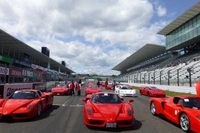 【フェラーリ レーシングデイズ】600台以上の跳ね馬が鈴鹿に集結、小林可夢偉も登場 画像