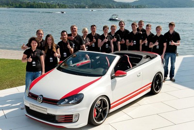 VW ゴルフ GTI カブリオレ、ワンオフの高性能コンセプト…333psにパワーアップ 画像
