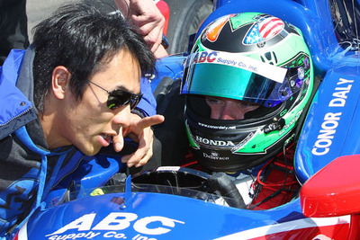 【INDYCAR】コナー・デイリー、チームメートの琢磨に学ぶ 画像