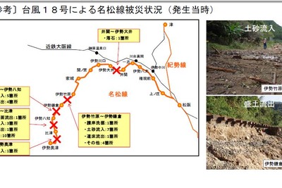 JR東海、名松線・家城駅~伊勢奥津駅間の復旧工事を開始 画像