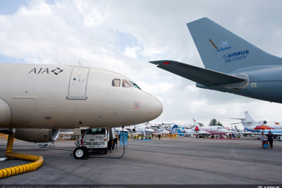 エアバス、ACJ318の居住性を欧州の航空機展示会で訴求 画像