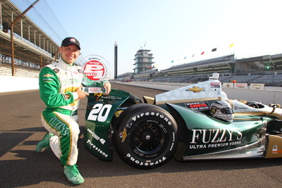 【INDYCAR 第5戦】カーペンター、ポール奪取後すぐさま仕事に戻る 画像