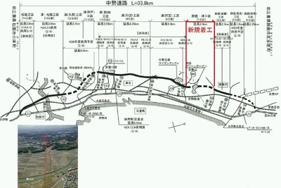中勢道路、鈴鹿・津工区の新規工事を6月に着手 画像