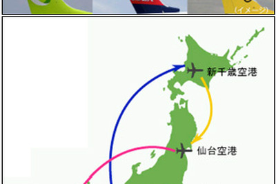 航空ファン向け、国内線航空会社6社乗り比べ日本1周旅行を発売 画像