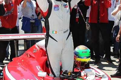 【INDYCAR 第5戦】4ワイドの大接戦、ムニョス敗れる…インディ・ライツ 画像