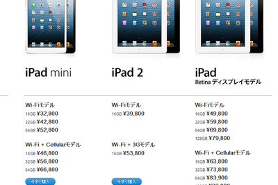 アップル、iPad/iPodシリーズを値上げ 画像