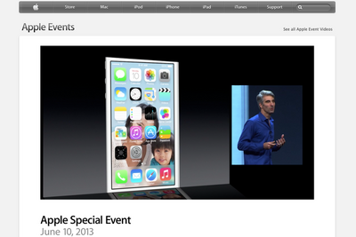 「iPhone導入以降、最大の変化」……アップル、iOS 7を発表! 画像