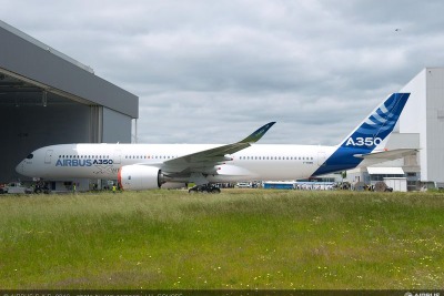 エアバスA350XWB、初飛行テストを無事完了 画像