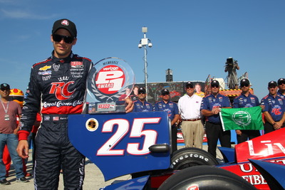 【INDYCAR 第9戦】アンドレッティ、ポール獲得で最高の父の日のプレゼント、琢磨は15位 画像