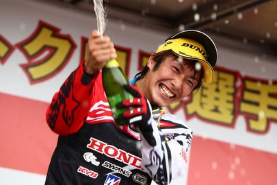 【全日本MX 第5戦】ホンダ、小方誠がヒート2で2位表彰台 画像