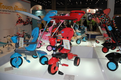 【東京おもちゃショー13】世界で年間160万台の販売を誇るイスラエル生まれの三輪車 画像
