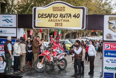 【ダカール14】ホンダ、デサフィオ・ルータ40ラリーで総合4位獲得 画像