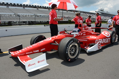 【INDYCAR 第11戦】ディクソンとチップ・ガナッシが表彰台を独占…琢磨はリタイア 画像
