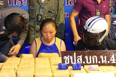 タイ東北でラオス人母子逮捕、覚せい剤２２万錠押収 画像
