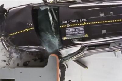 【IIHS衝突安全】トヨタ RAV4 新型、最低評価…新スモールオーバーラップで厳しい判定［動画］ 画像