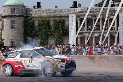【グッドウッド13】ヒルボネン、DS3 WRCで観衆を魅了 画像