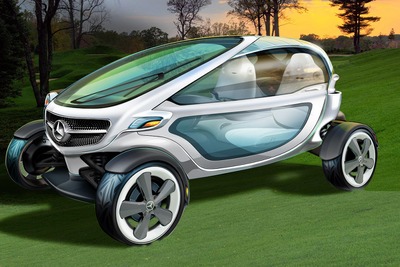 メルセデスベンツ、未来のゴルフカート提案…ゴルファーのための小型EV 画像