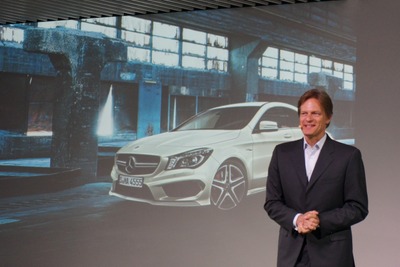 【メルセデスベンツ CLA 発売】マーク・ボデルケ副社長「新規ユーザー開拓のために誕生した、全く新しいモデル」 画像