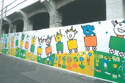 JR西日本、高架下をキャンパスに見立てたアートプロジェクトを展開…第1弾は兵庫駅 画像