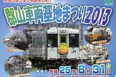 【夏休み】JR東日本、郡山車両基地の一般公開イベントを開催…8月31日 画像