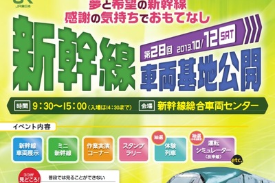 JR東日本、新幹線総合車両センターの一般公開イベント実施…10月12日 画像