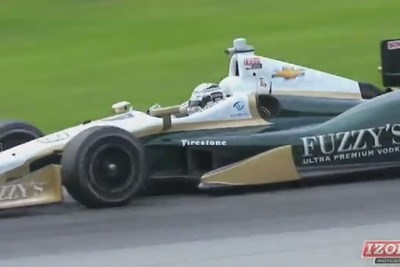 【INDYCAR 第14戦】ディクソンが第1プラクティスでトップタイム、琢磨は24位［動画］ 画像