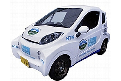 NTN、インホイールモータ搭載の超小型EVを軽自動車登録…公道実証事業を開始 画像