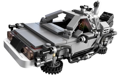バック・トゥ・ザ・フューチャーのクルマ型タイムマシン デロリアン、レゴブロックで発売 画像