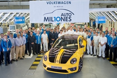 フォルクスワーゲン、メキシコ累計生産が1000万台…49年で到達 画像