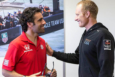 【INDYCAR】フランキッティ、ヨットのオラクル・チームUSAを訪問 画像