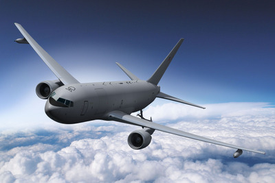ボーイング、2機目のKC-46Aタンカー航空機の組み立てを開始 画像