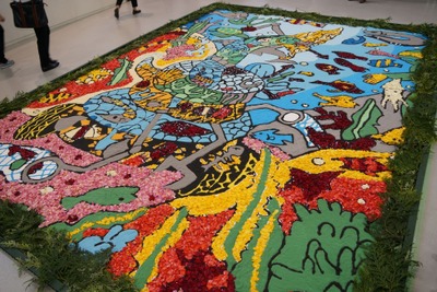 “夢のクルマ”フラワーカーペットで表現…トヨタ夢のクルマアートコンテスト 画像
