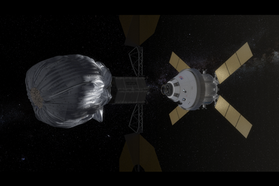 NASA オリオン宇宙船での小惑星有人サンプルリターンミッション概要を公開［動画］ 画像