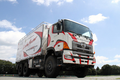 【ダカール14】日野チームスガワラ、「HINO700シリーズZS」ベースのサポートトラック採用 画像