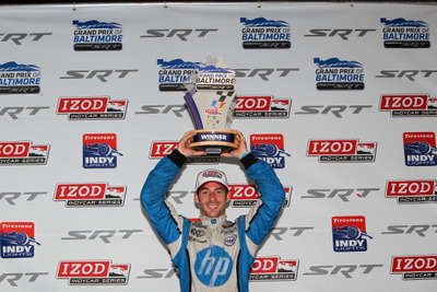 【INDYCAR 第16戦】パジェノー、大波乱のボルチモアを生き残り優勝 画像