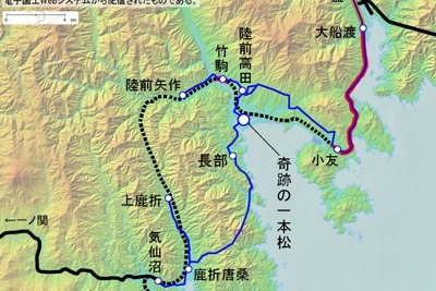 大船渡線BRTの「奇跡の一本松」臨時駅、停車期間を延長…停車便も全便に 画像