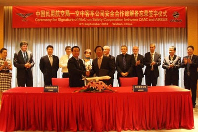 エアバス、中国民間航空局との安全性の協力を5年間延長 画像