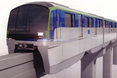 東京モノレール、17年ぶりの新型車両「10000形」導入…2014年7月運行開始へ 画像