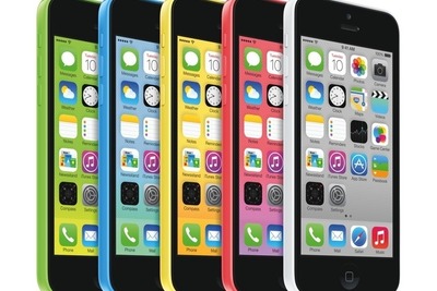 アップル、5色カラバリの廉価版モデル「iPhone 5c」を発表……99ドルから! 画像