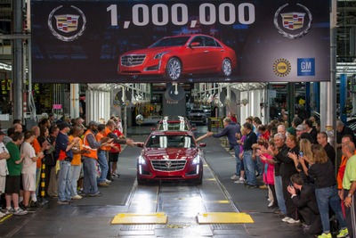 キャデラック、米ミシガン工場で累計生産100万台…12年で達成 画像