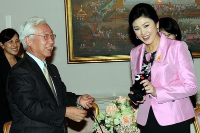 JR九州会長、タイ首相と会談 画像