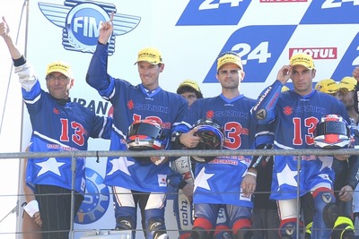 スズキ、二輪車世界耐久選手権で4連覇達成 画像